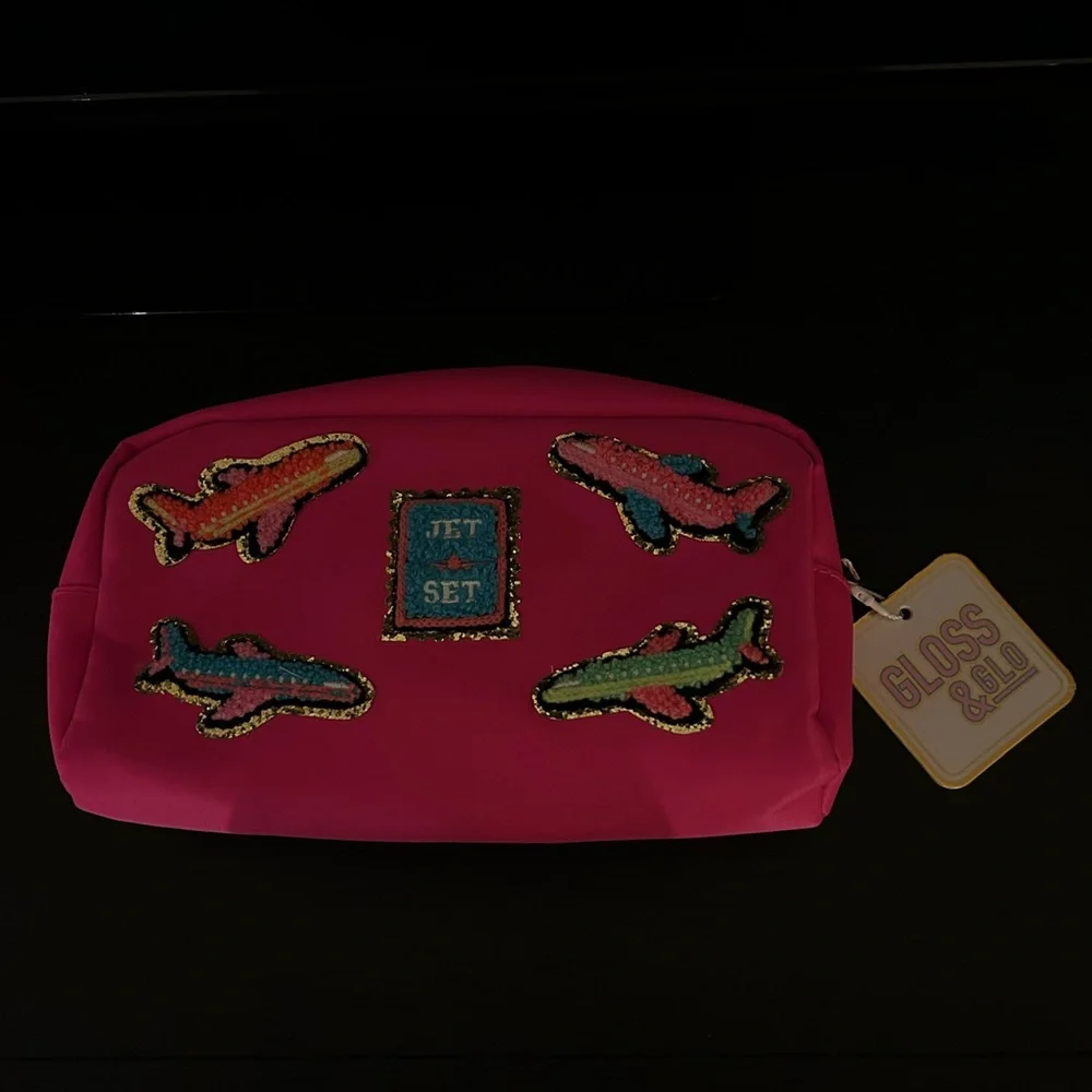NWT gloss & glo jet set toiletry bag